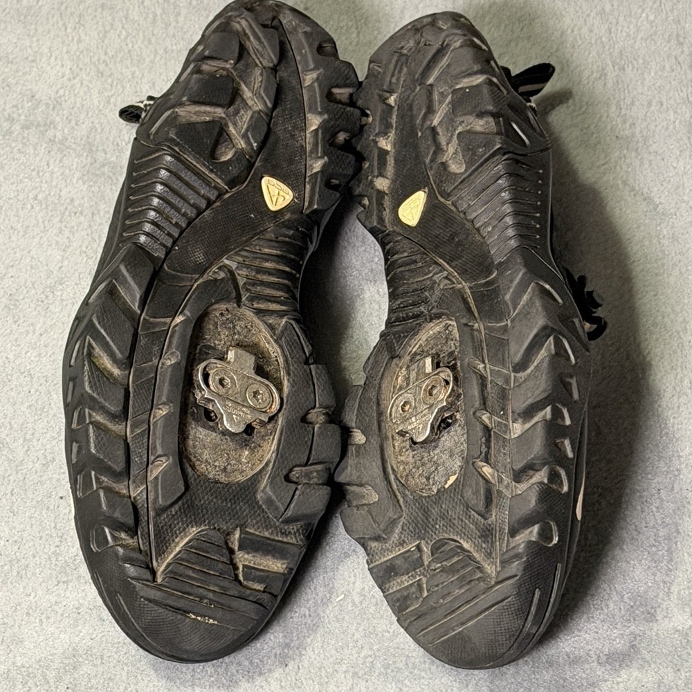 VTG Nike ACG YVR Plus MTB Cycling Shoes SPD Cleat Trail Hiking Black Tan Men 8.5 - Picture 6 of 8